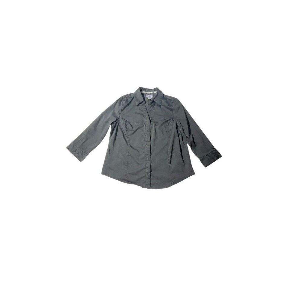 Laura Scott Popling Long Sleeved Blouse Size Large